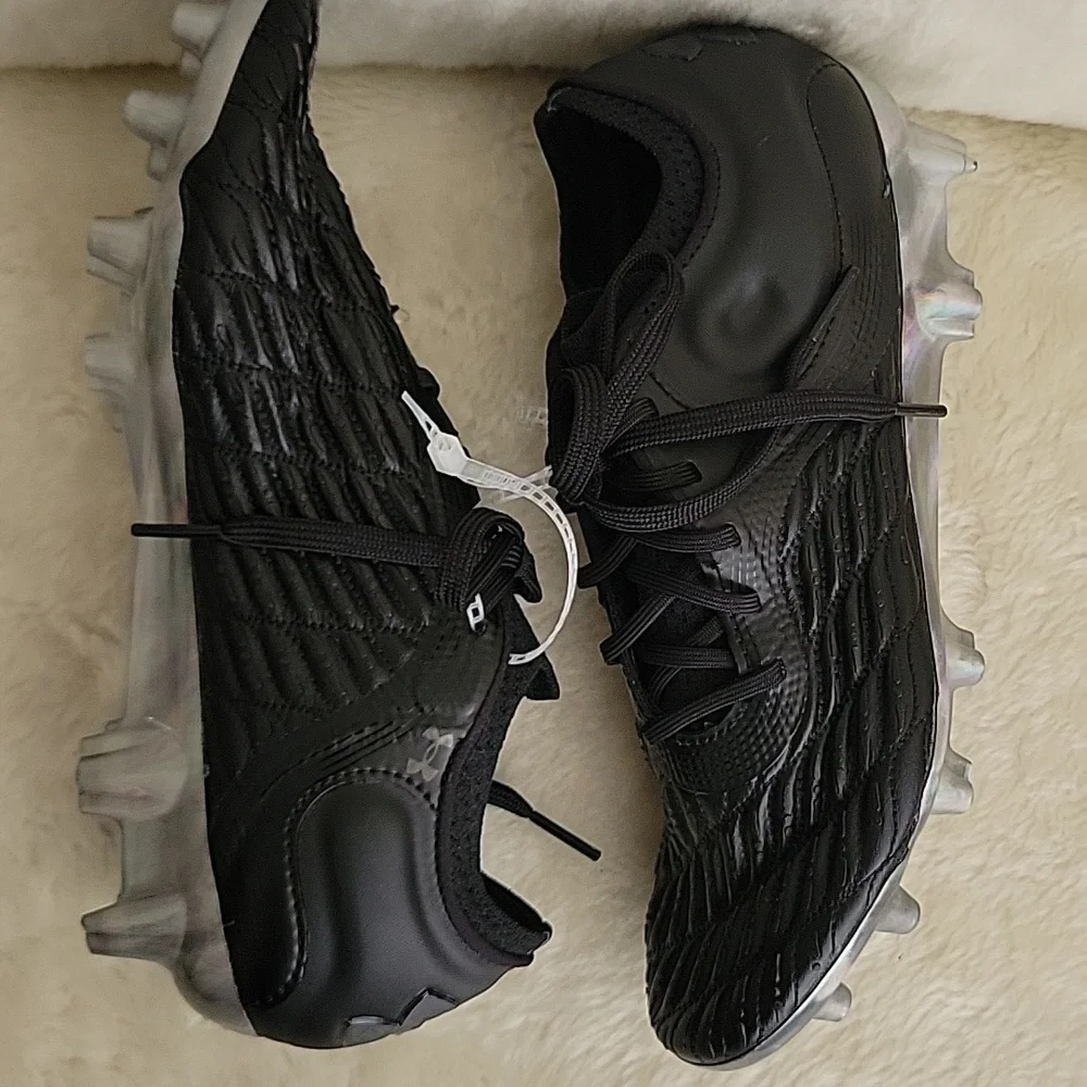 NWOT UNDER ARMOUR Magnetico Elite 3 FG Soccer Cleats Black Women. Size 7 - Picture 13 of 16